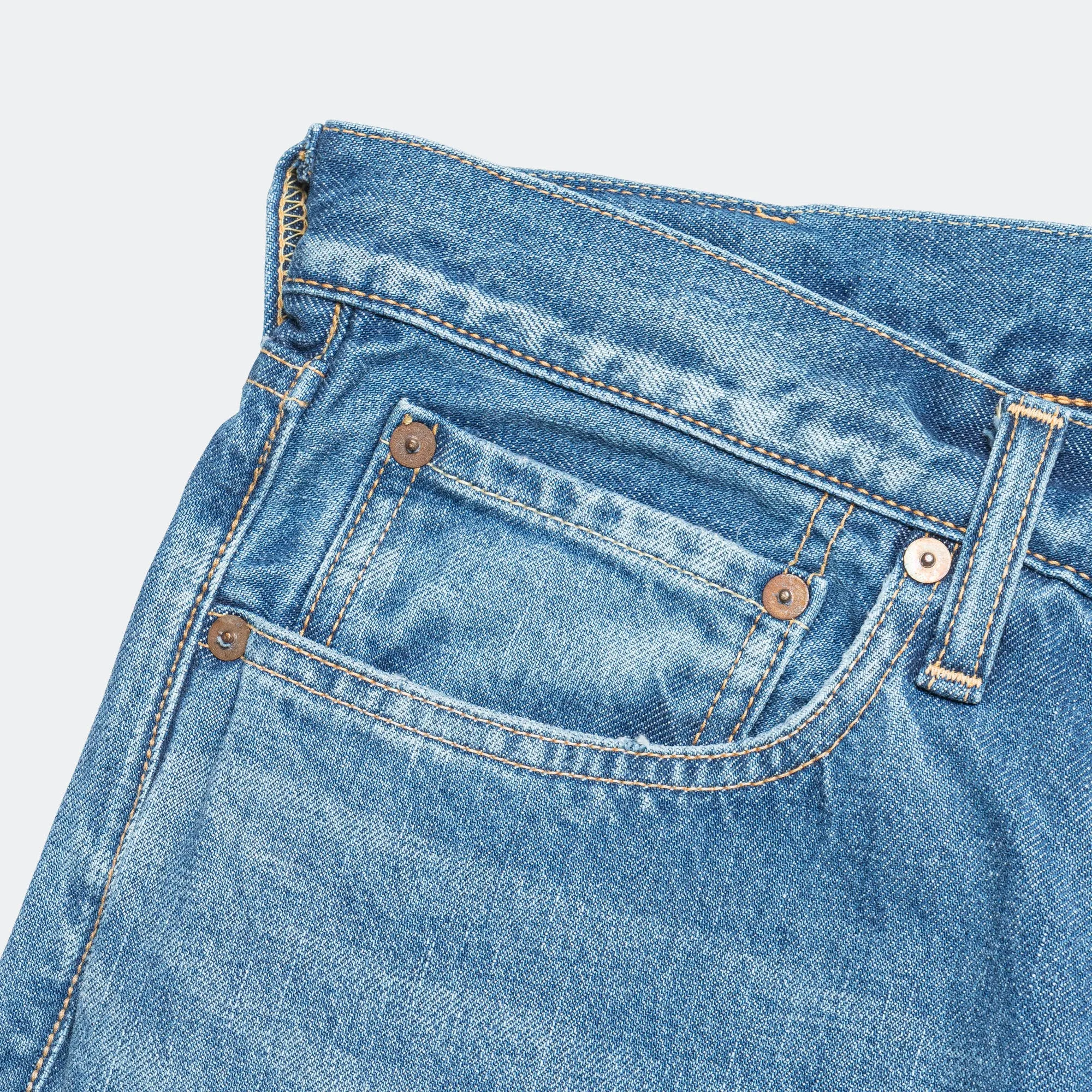 14oz Denim TH Straight - Midtone