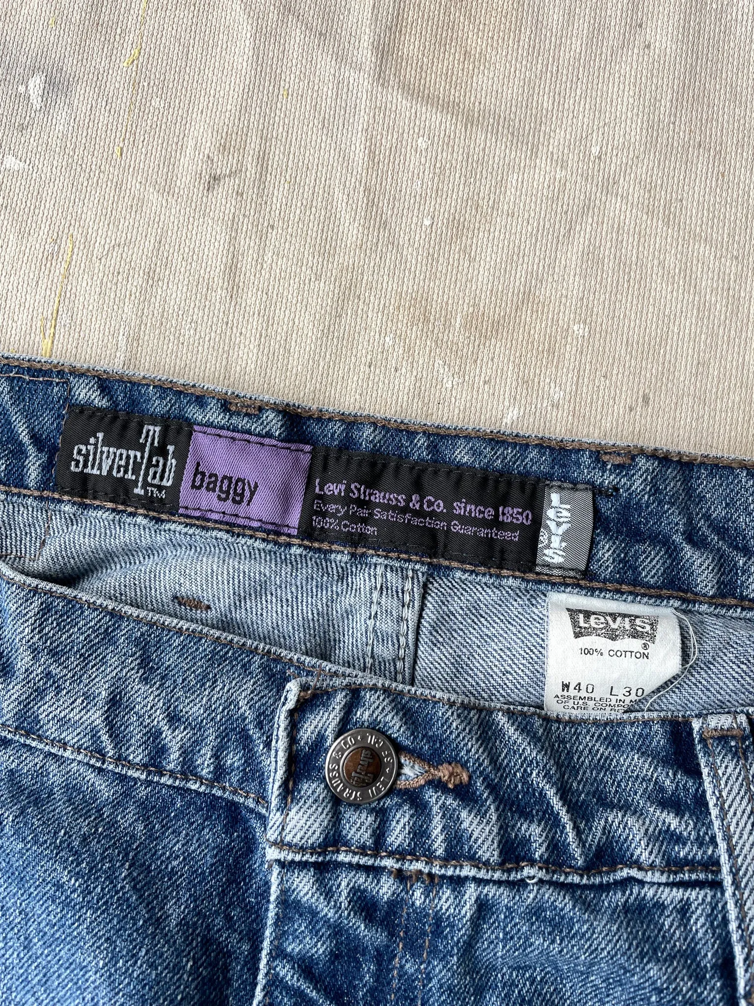 90's Levi's Silvertab Baggy Jeans—[38x30]