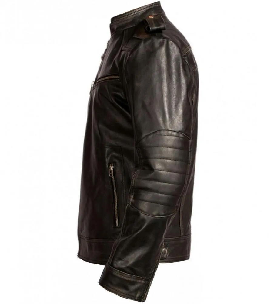 Aaron Paul 'Breaking Bad' Inspired Black Leather Jacket - Iconic TV Series Outerwear