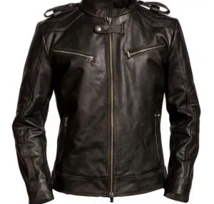 Aaron Paul 'Breaking Bad' Inspired Black Leather Jacket - Iconic TV Series Outerwear