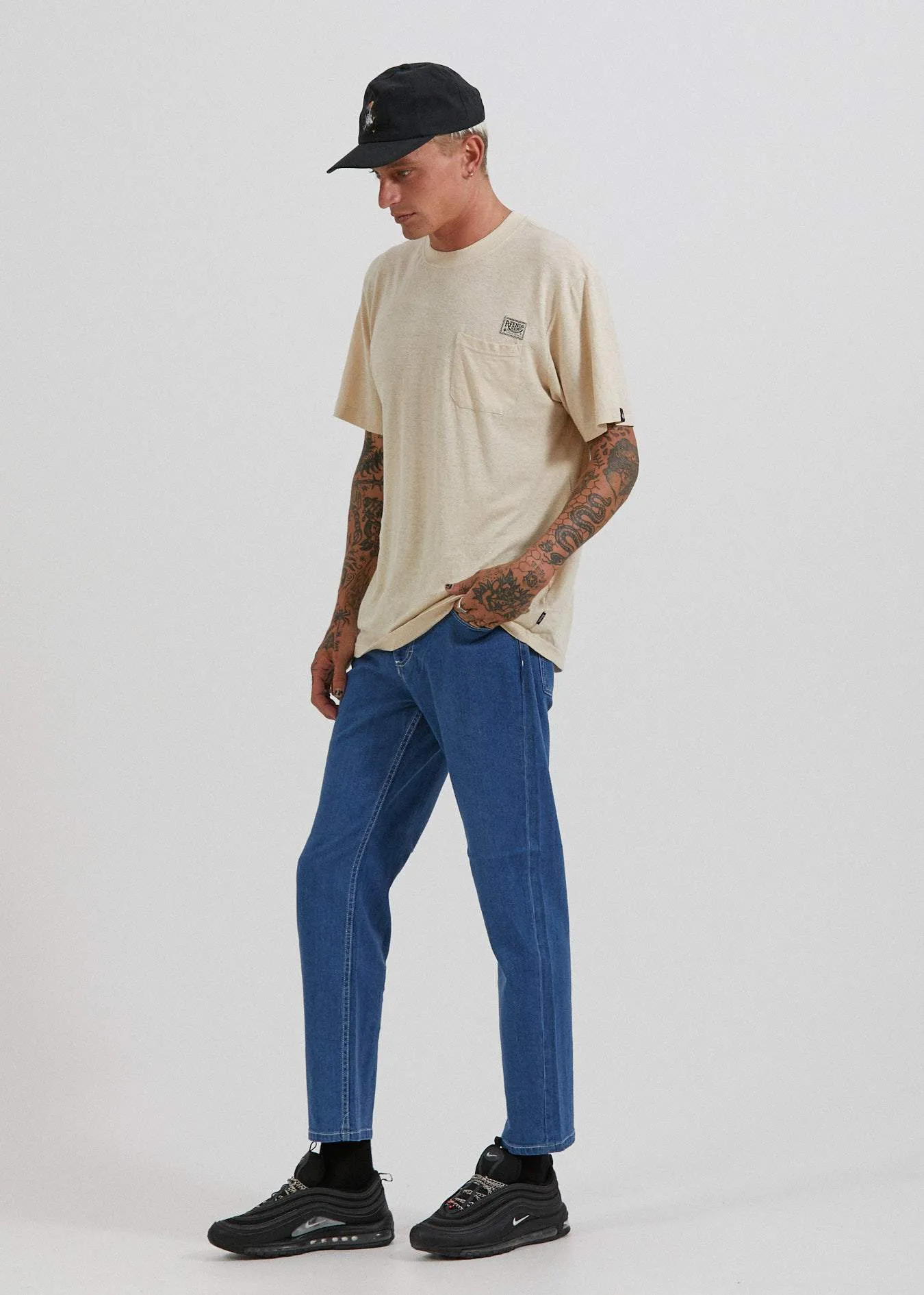 Afends Mens Ninety Twos - Relaxed Fit Denim Jeans