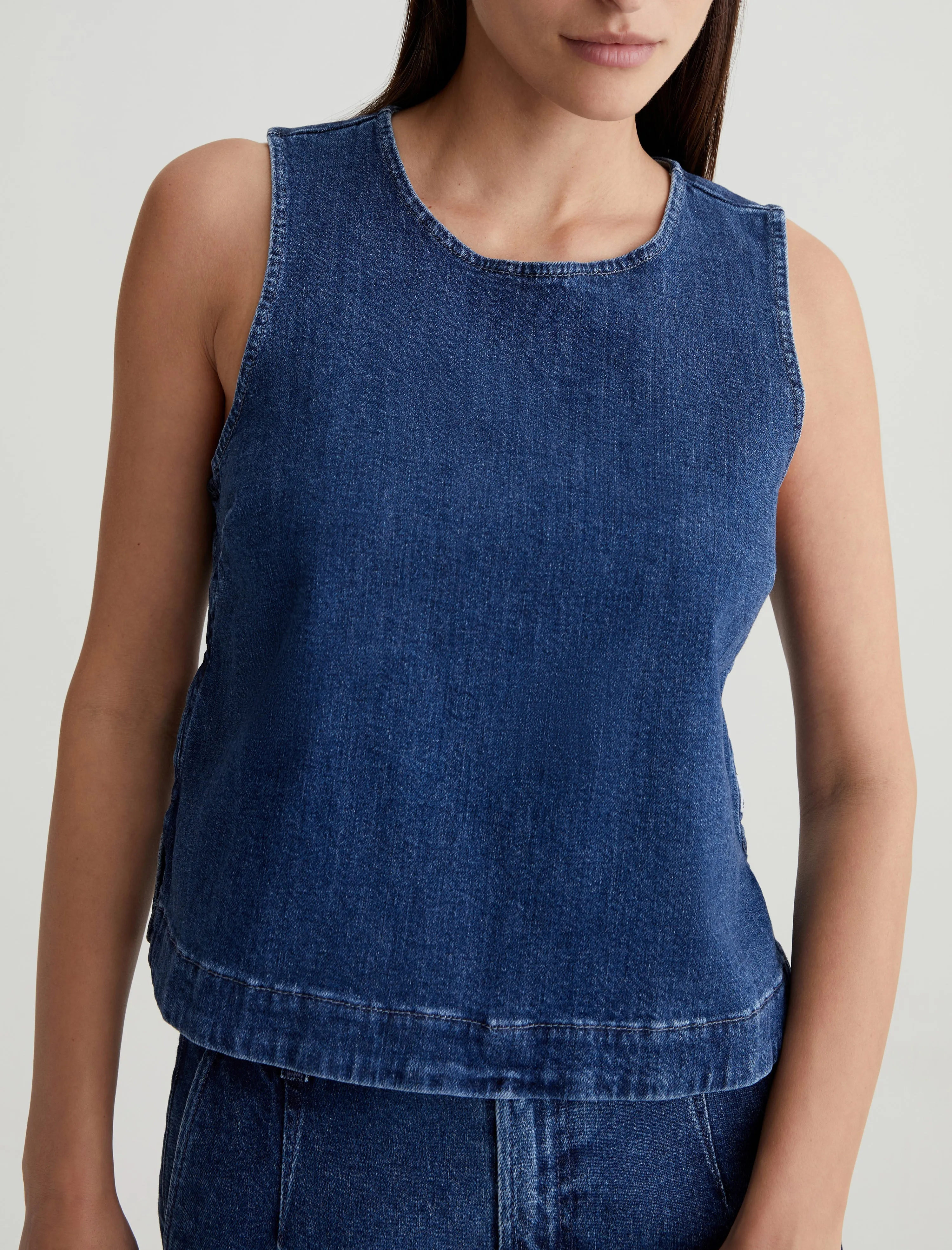 AG Denim Amelia Top in Midsommar