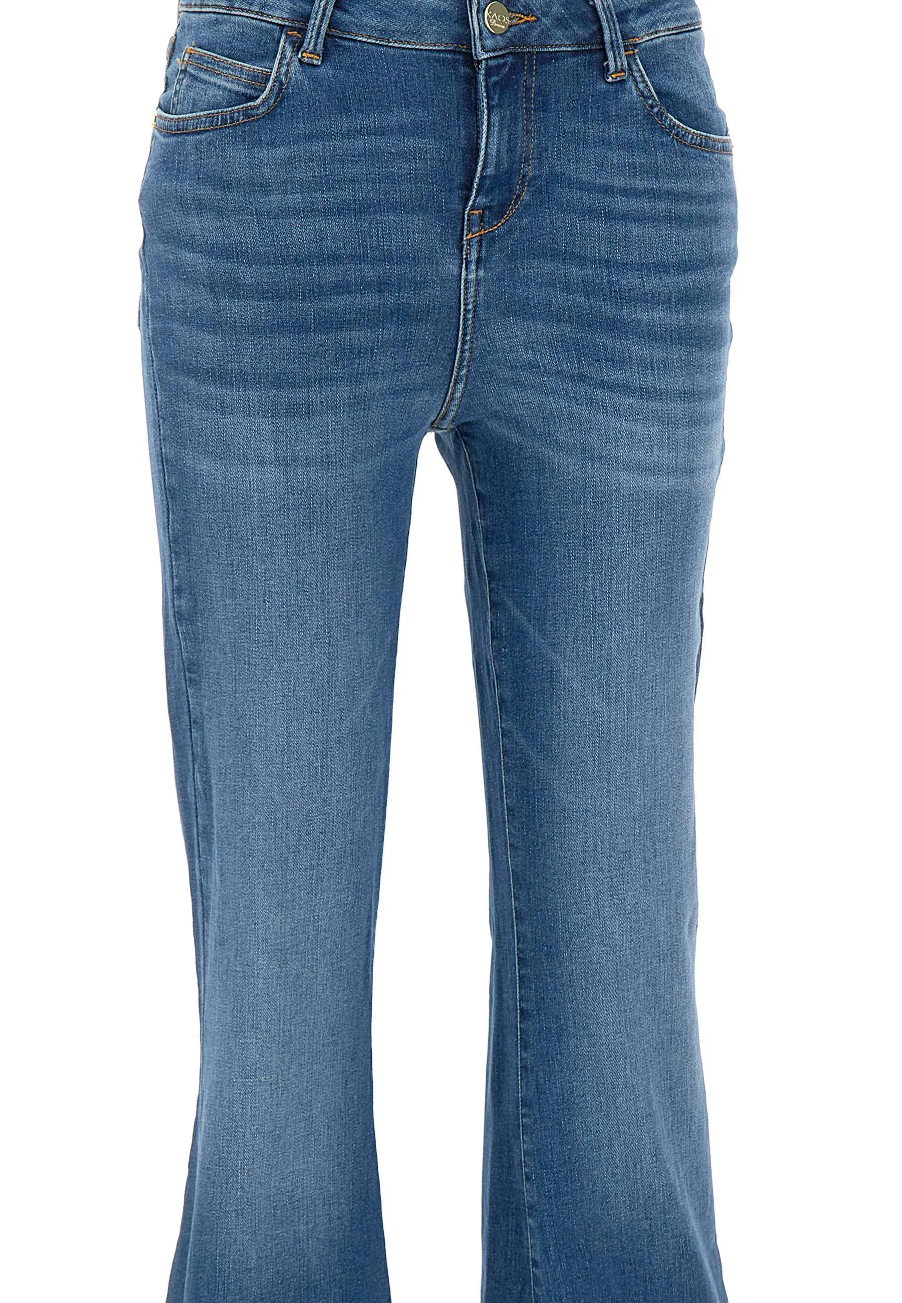 Amelie Super Flare Blue Jeans