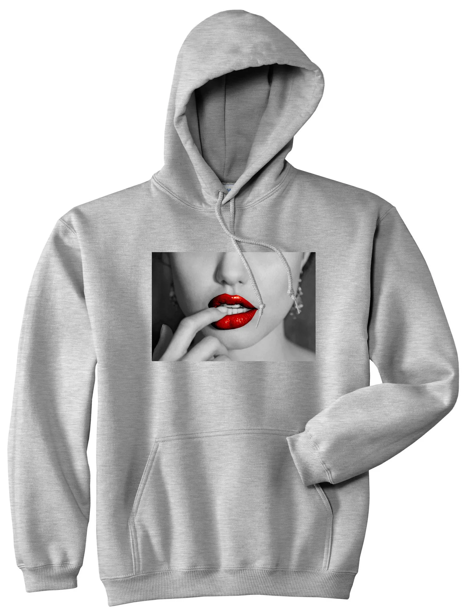 Angelina Red Lips Sexy Boys Kids Pullover Hoodie Hoody