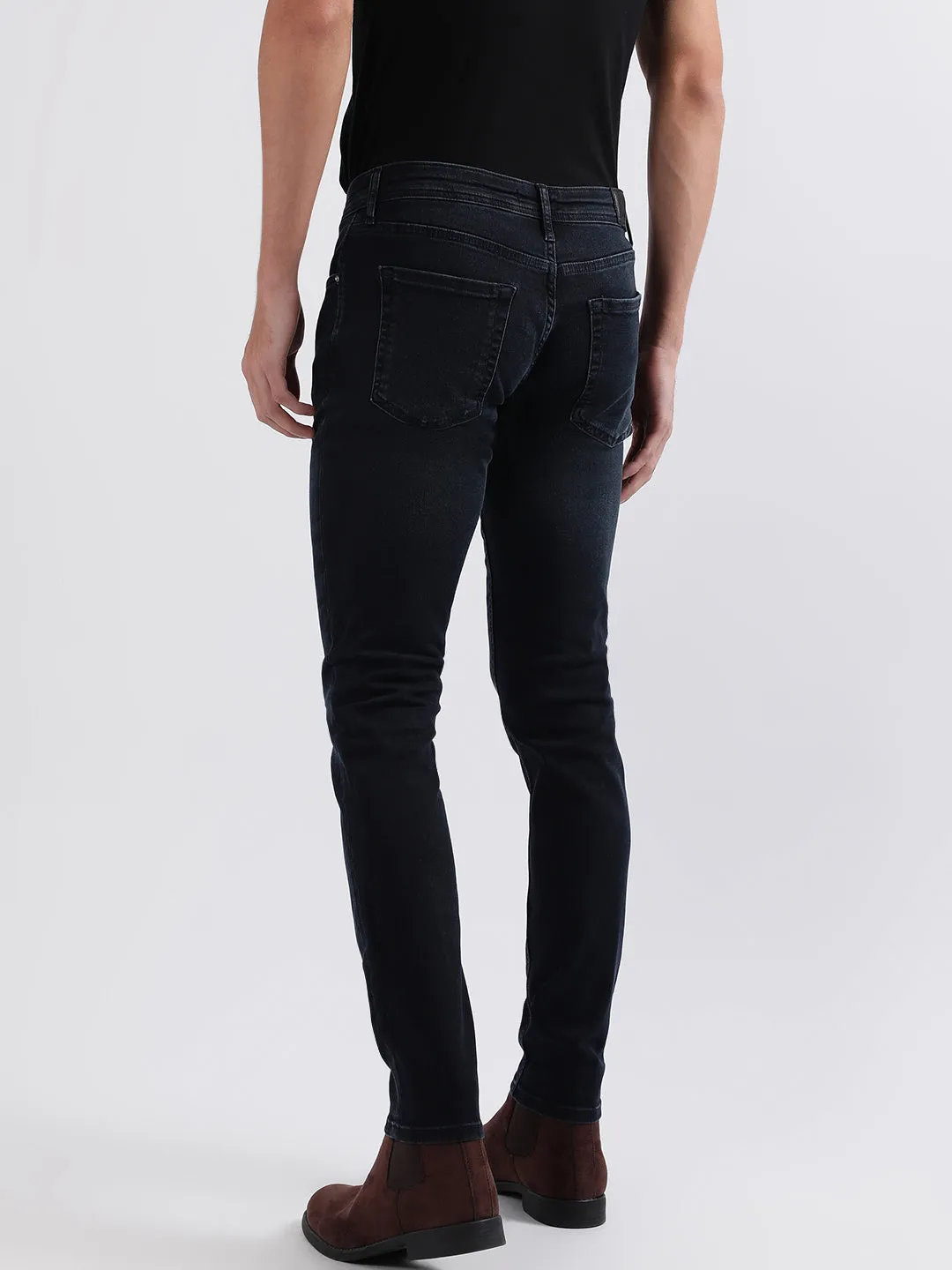 Antony Morato Men Solid Tapered Fit Jeans