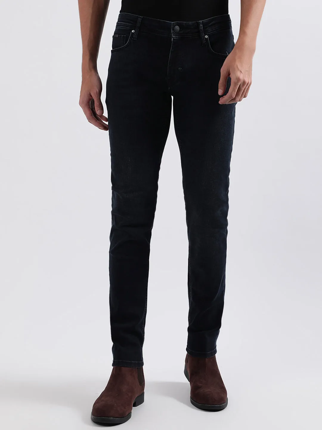 Antony Morato Men Solid Tapered Fit Jeans