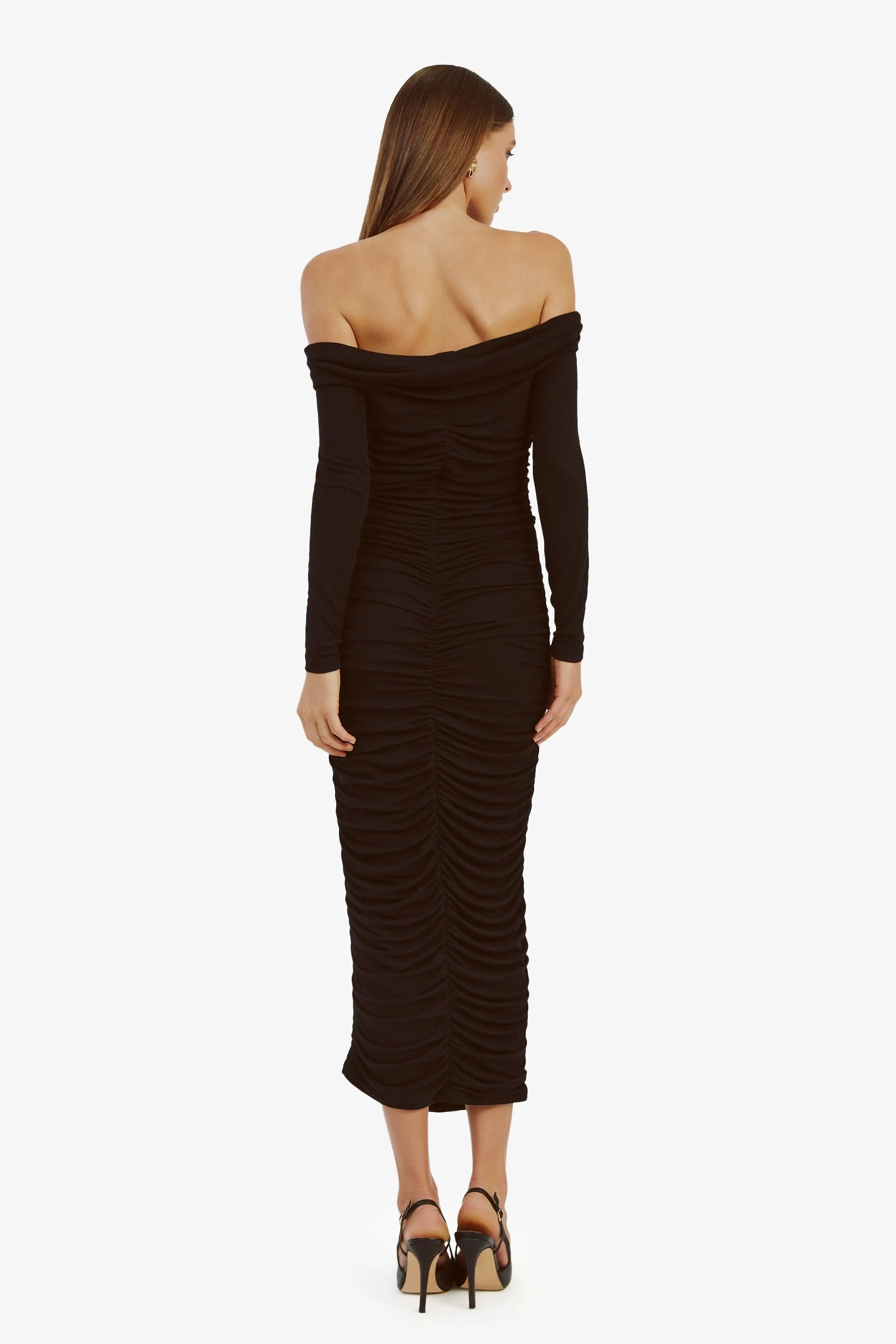 Arkie Knit Maxi Dress - Black