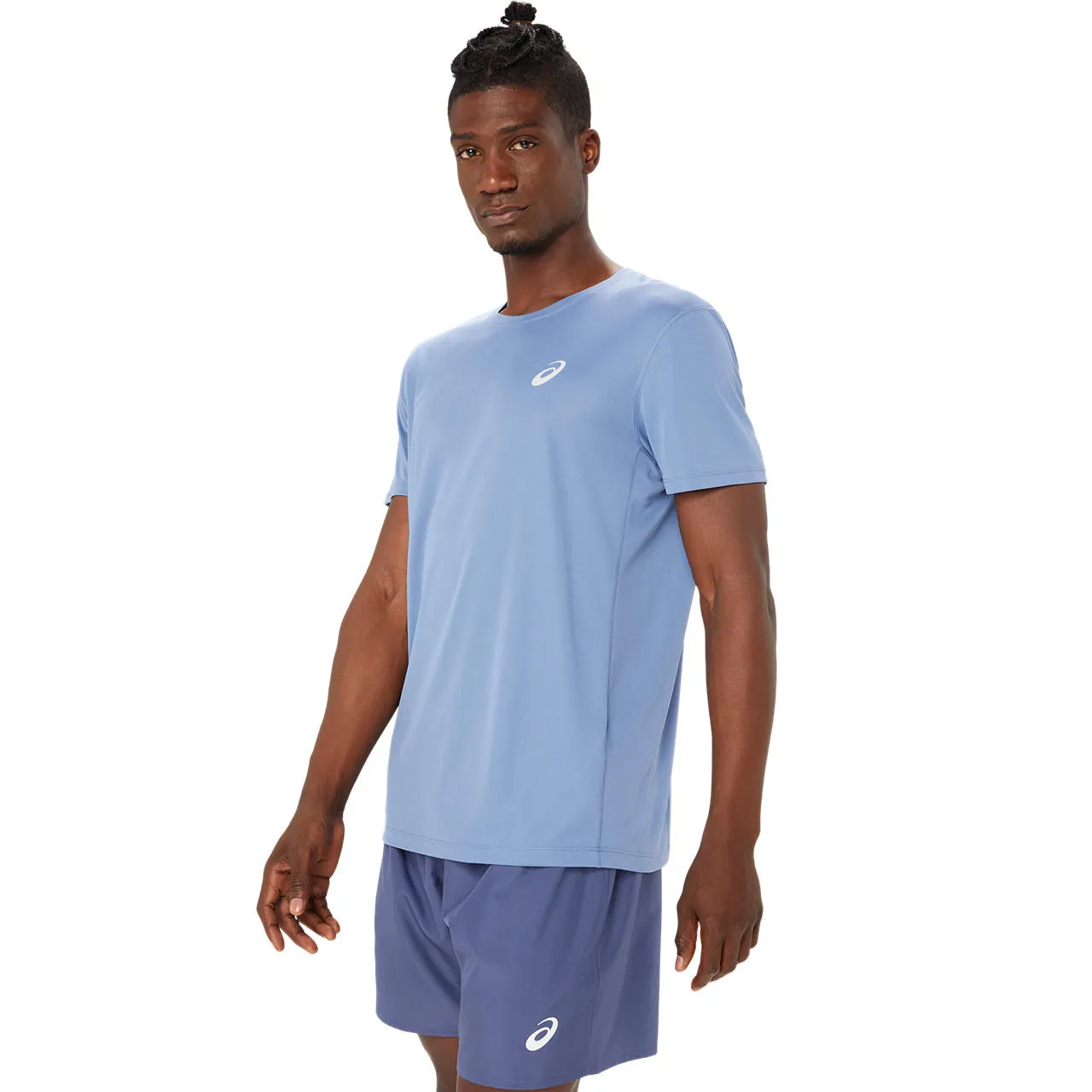 Asics Men&#x27;s Core Short Sleeve Top Denim Blue | Buy Asics Men&#x27;s Core Short Sleeve Top Denim Blue here | Outnorth