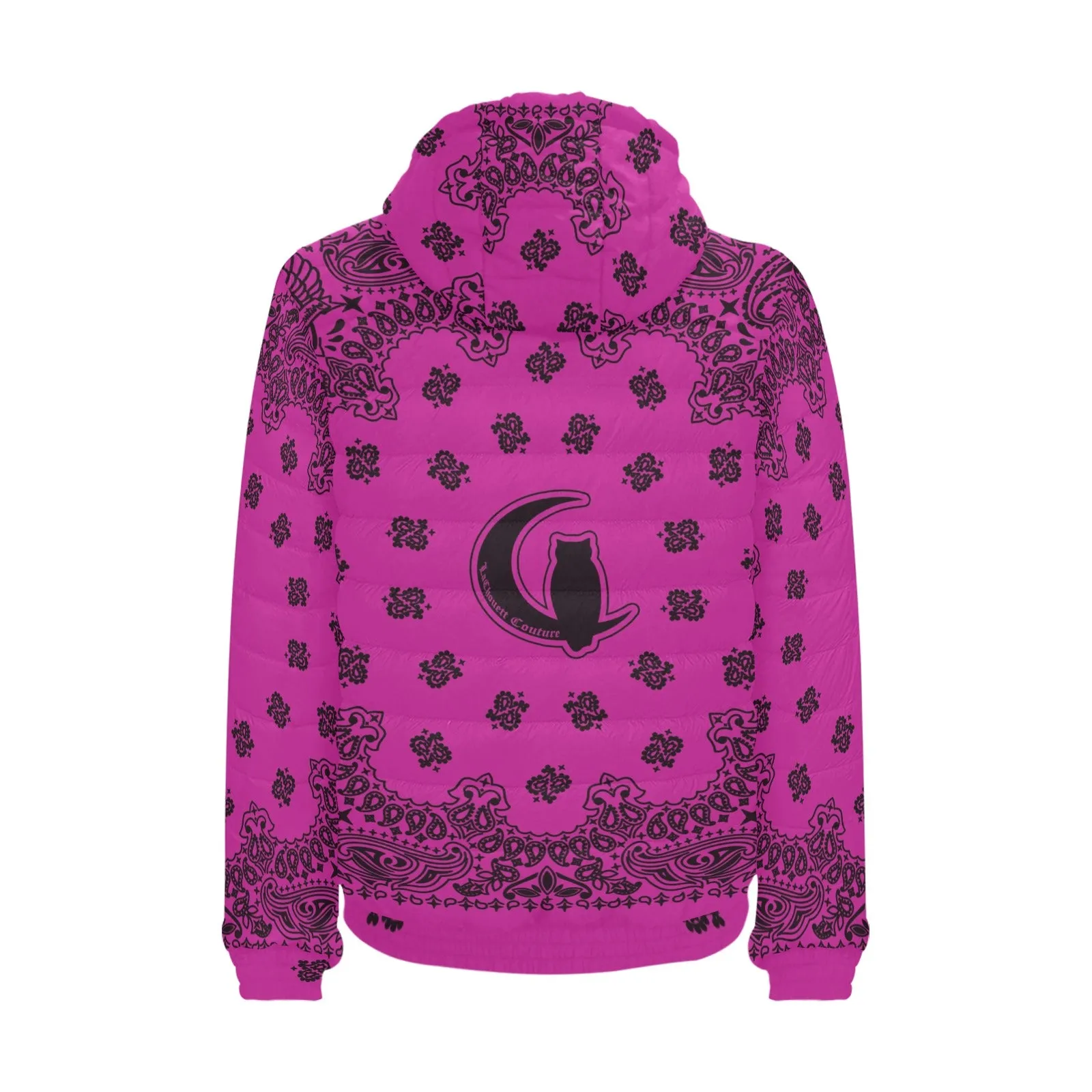 BANDANA GRAPE PADDED HOODIE JACKET