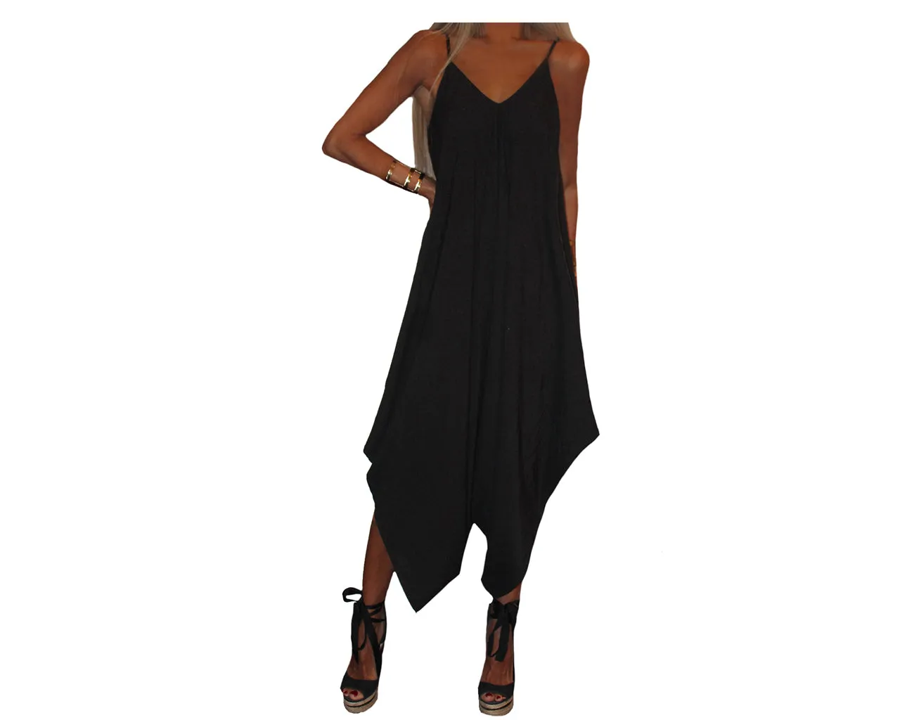 Black Jumpsuit - The Amalfi Coast