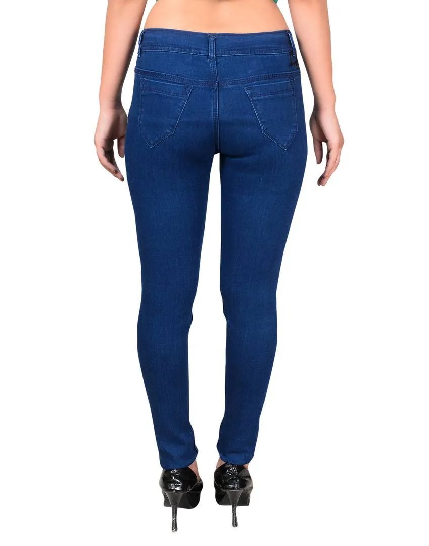 Blue Denim Jeans For Women's