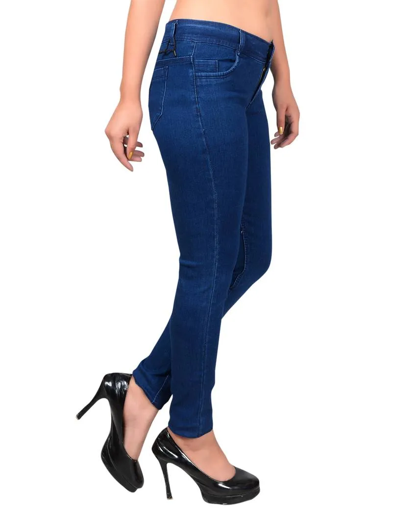 Blue Denim Jeans For Women's