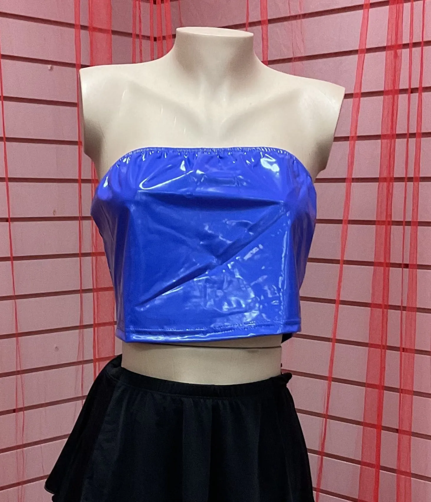 Blue Tube Top, Size 1XL