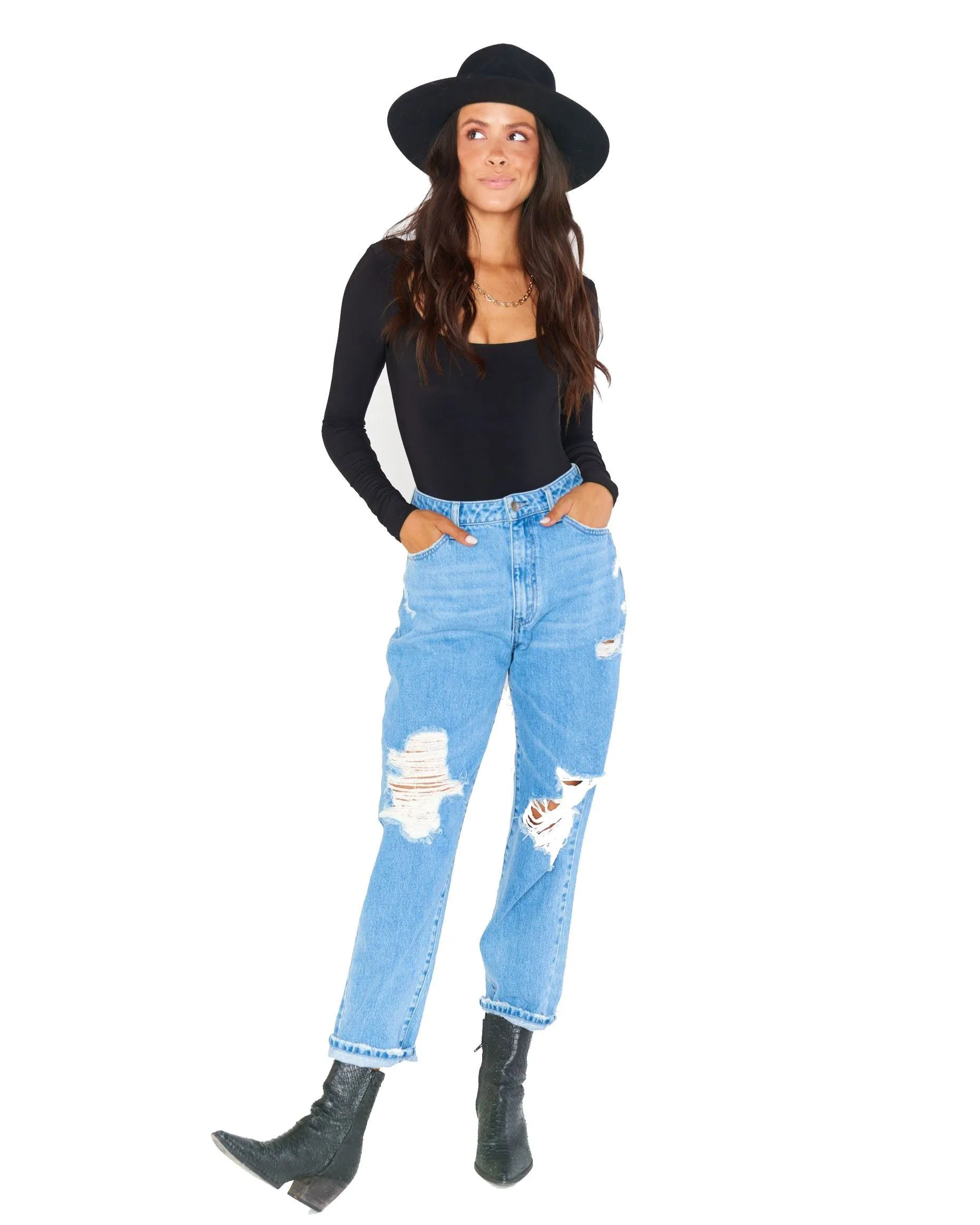 Boston Boyfriend Jeans | Vintage Blue