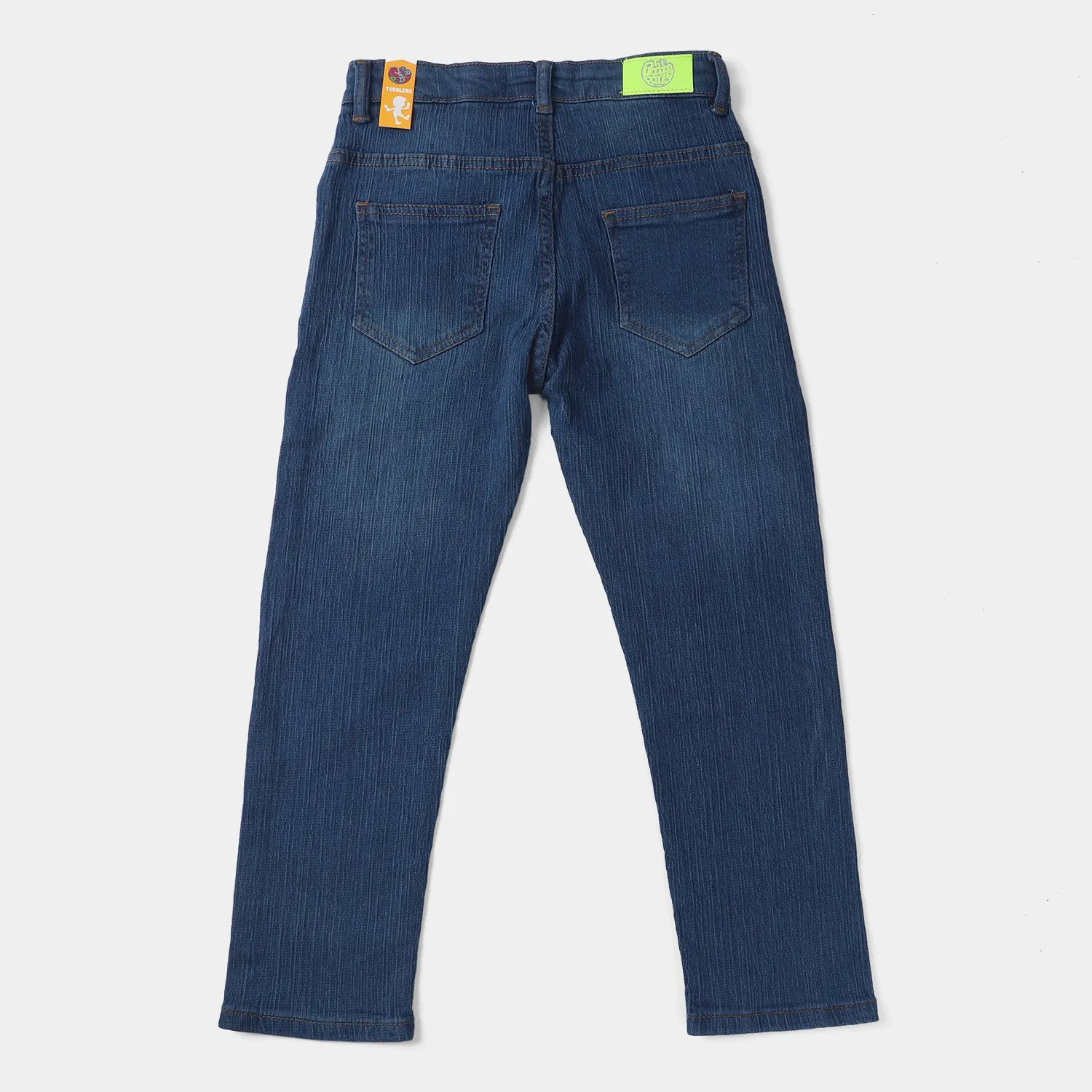 Boys Denim Stretch Pant Basic-Mid Blue