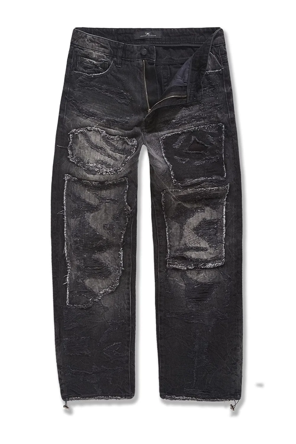 Brian - Reconstructed Denim (Black Shadow)