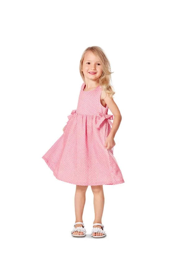 Burda 9460 Girls' Dress and Jumpsuit Pattern