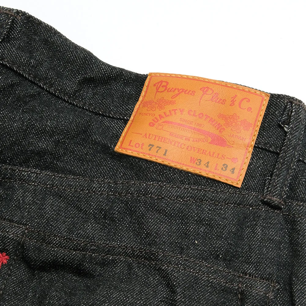 BURGUS PLUS - 15oz Selvedge Black Denim - Standard Jeans - Lot. 771-09