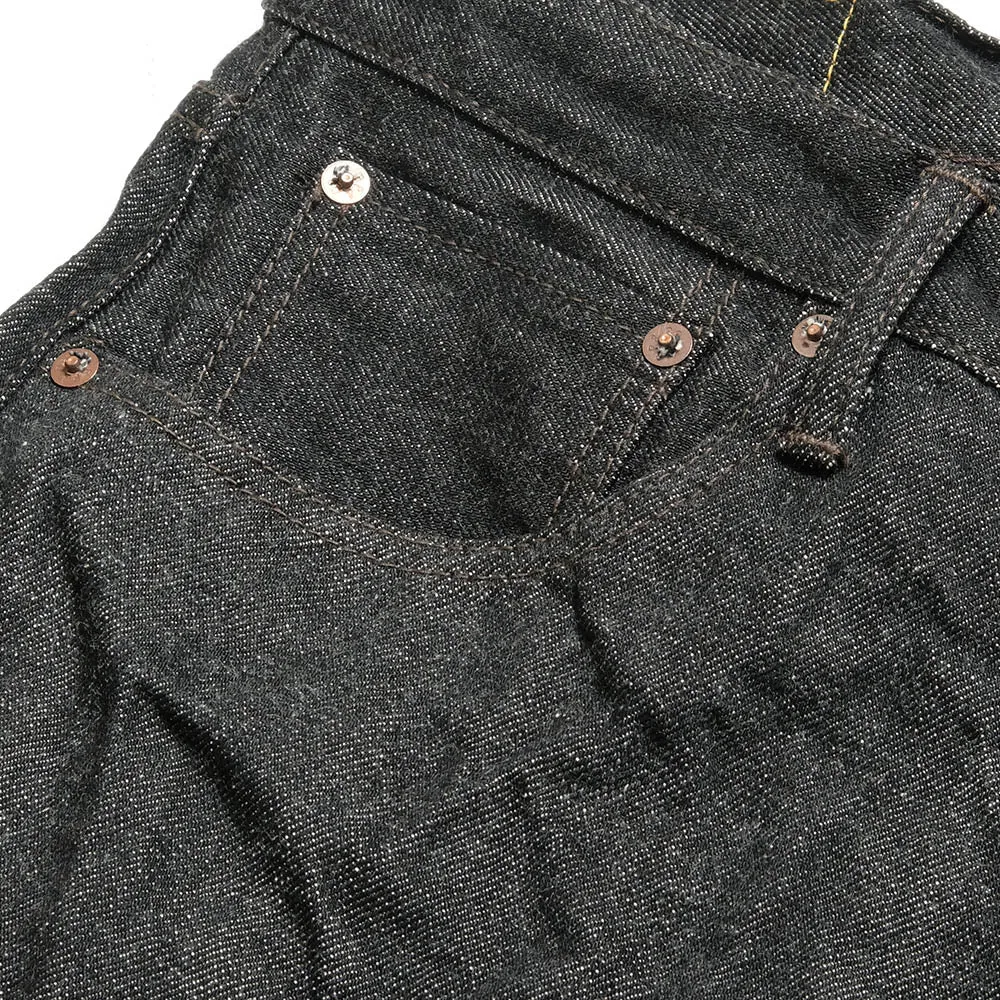 BURGUS PLUS - 15oz Selvedge Black Denim - Standard Jeans - Lot. 771-09