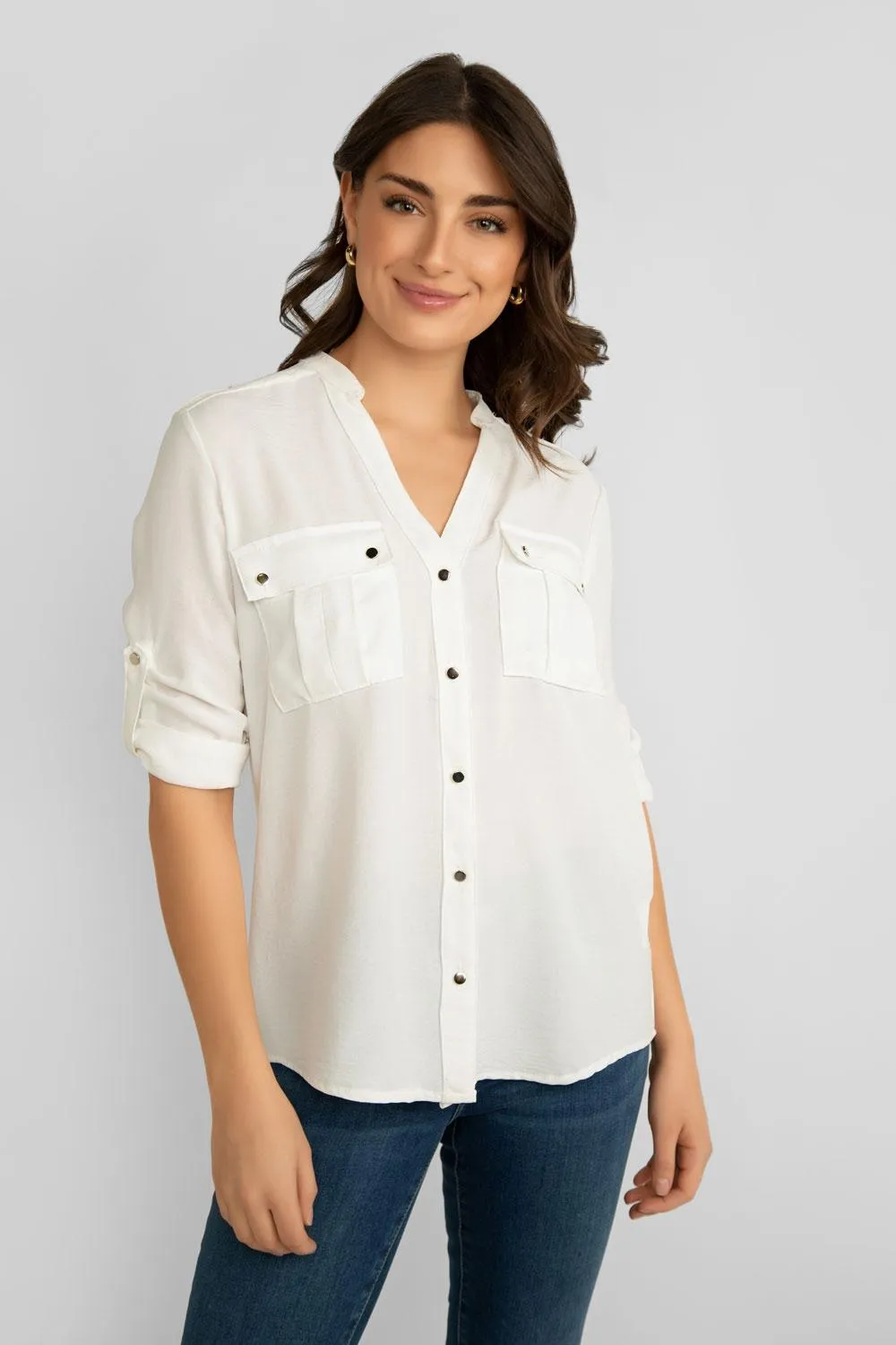 BUTTON UP BLOUSE