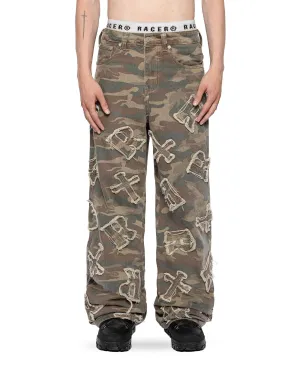 Camo Patch Jeans