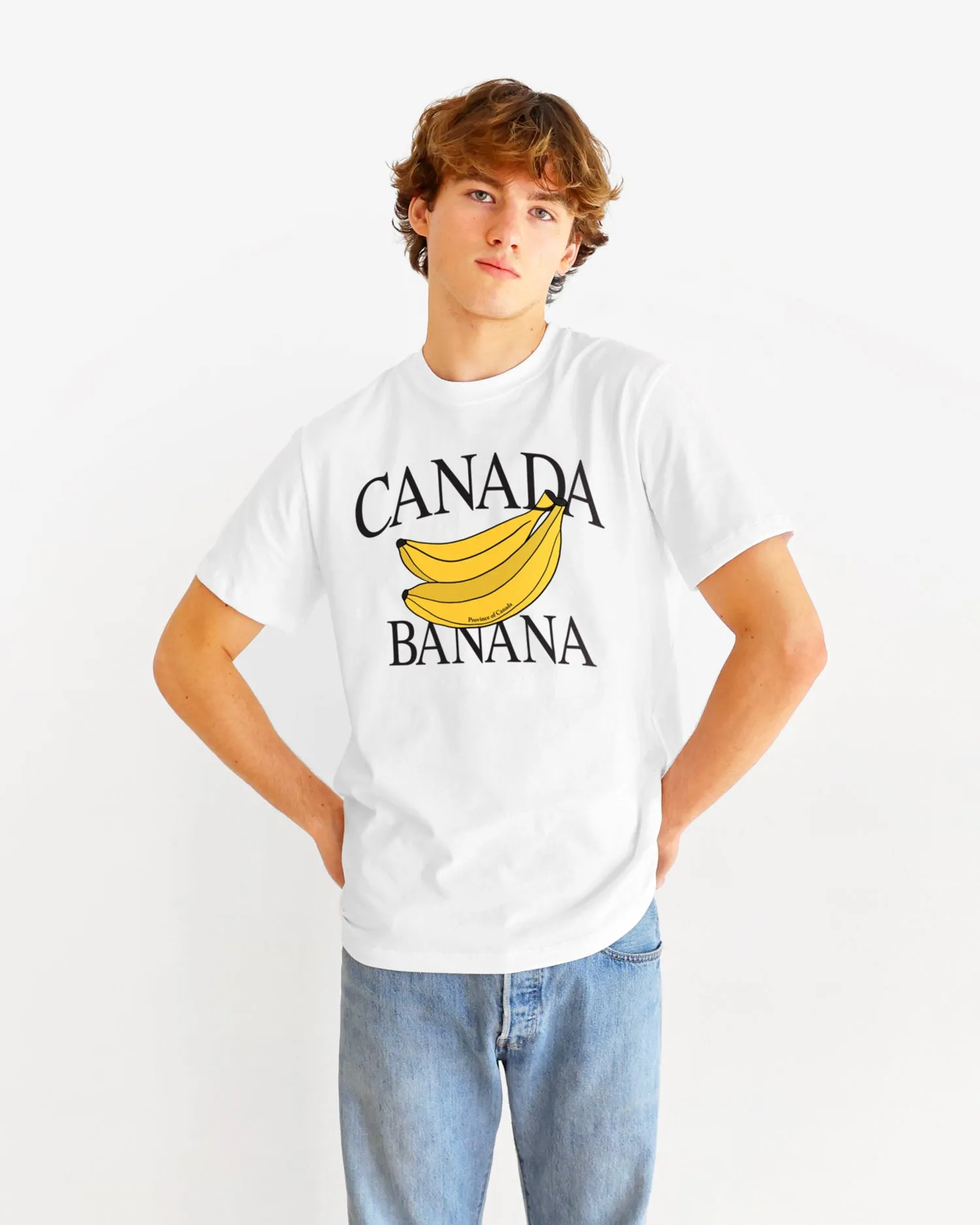 Canada Banana Tee White - Unisex