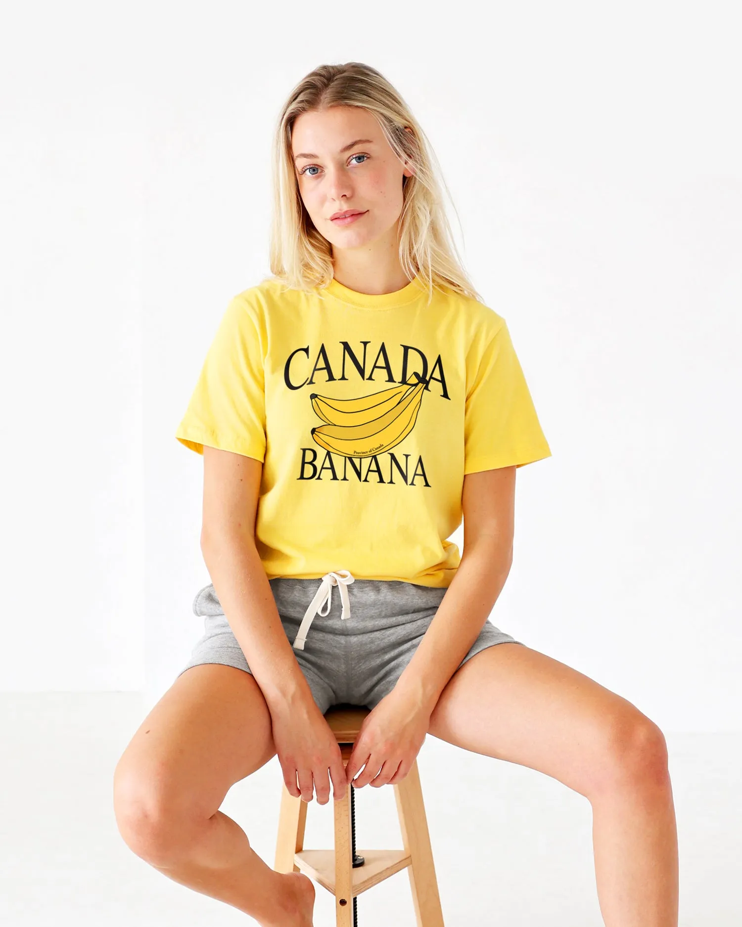 Canada Banana Tee Yellow - Unisex