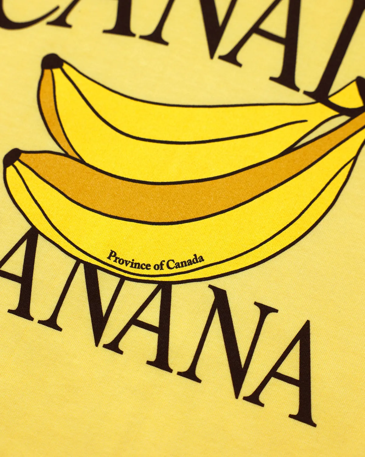 Canada Banana Tee Yellow - Unisex