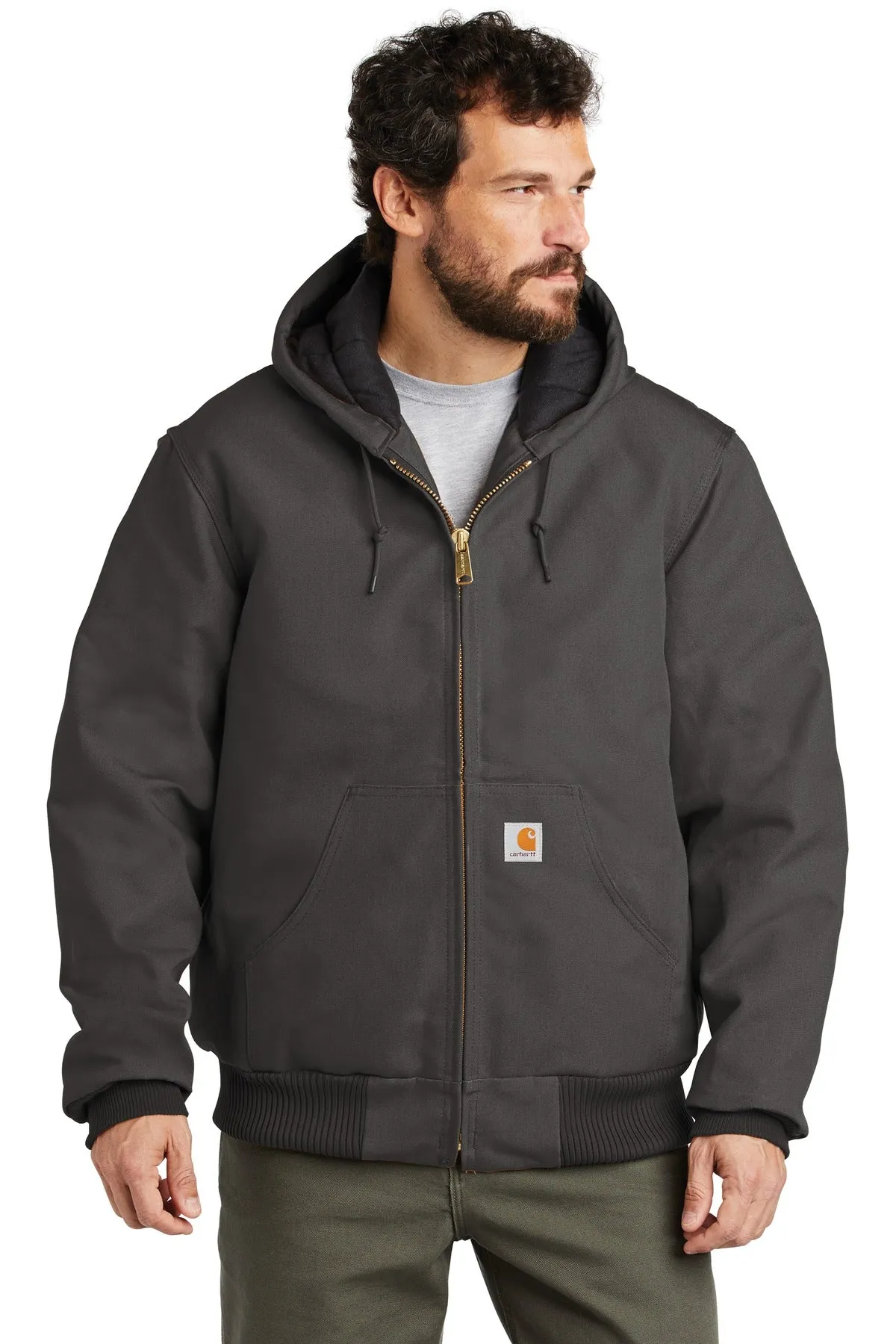 Carhartt Quilted-Flannel-Lined Duck Active Jac. CTSJ140