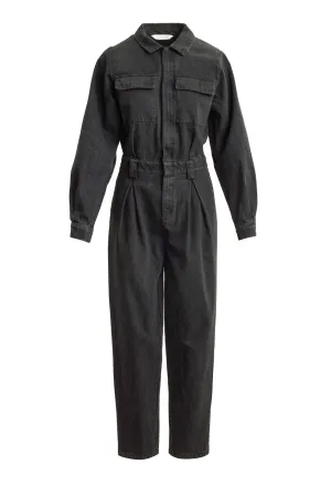 Carrie Jumpsuit - Washed Black