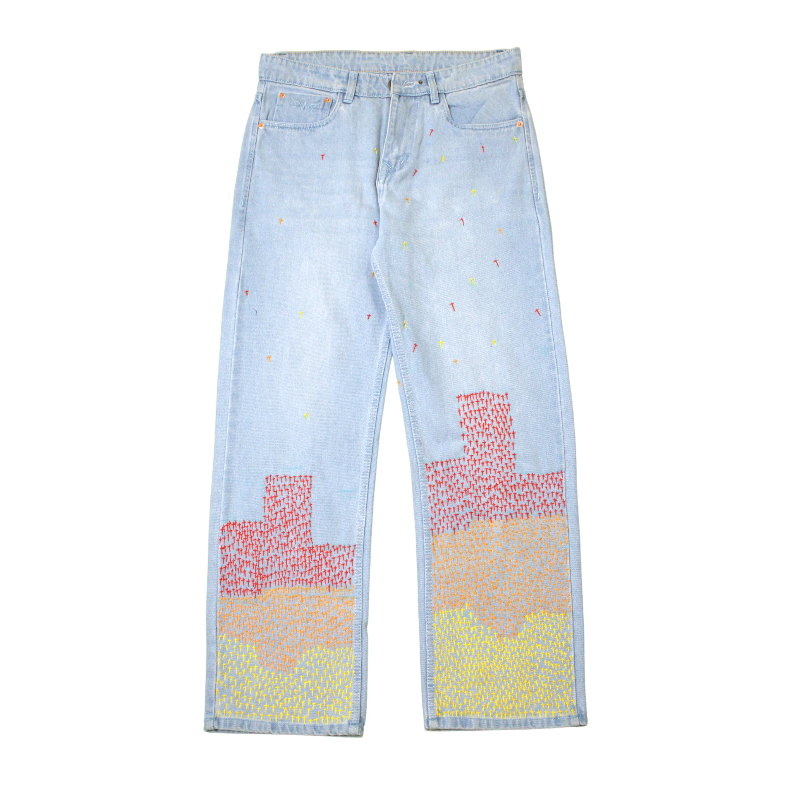 CrossFire Hand Embroidered Denim