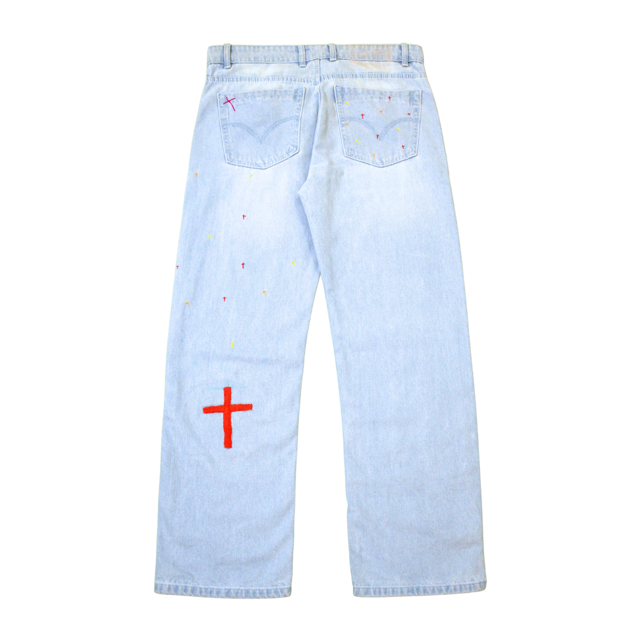 CrossFire Hand Embroidered Denim