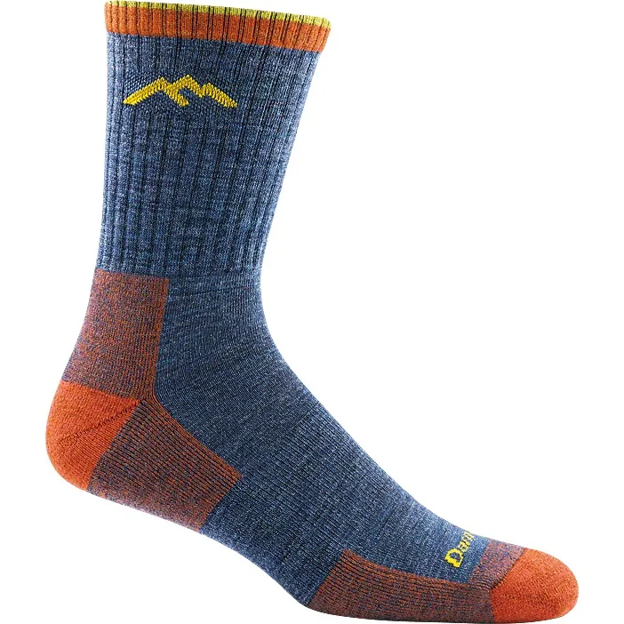 Darn Tough Men&#x27;s Hiker Micro Crew Sock Cushion Denim | Buy Darn Tough Men&#x27;s Hiker Micro Crew Sock Cushion Denim here | Outnorth