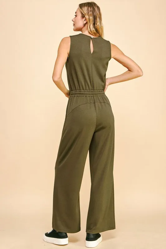 DAV104 - SOLID JUMPSUIT REG/CURVY