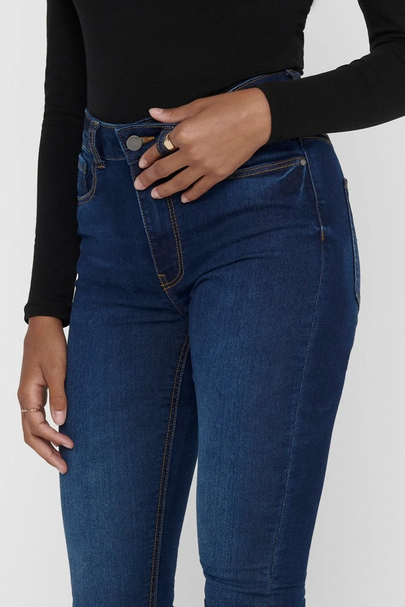 De Originale Performance Jeans - Blå denim (high waist)