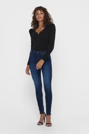 De Originale Performance Jeans - Blå denim (high waist)