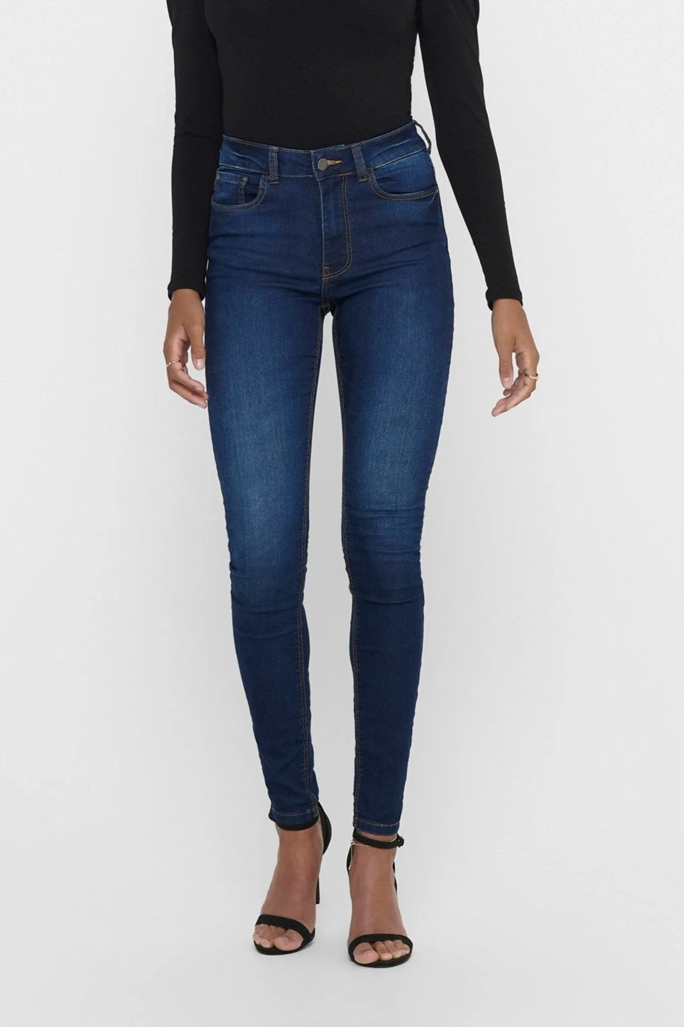 De Originale Performance Jeans - Blå denim (high waist)