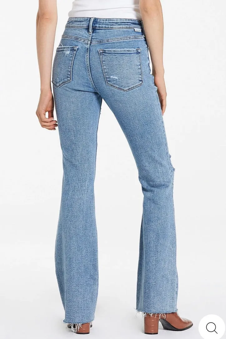 Dear John Distressed Boot Cut Jean | FINAL SALE