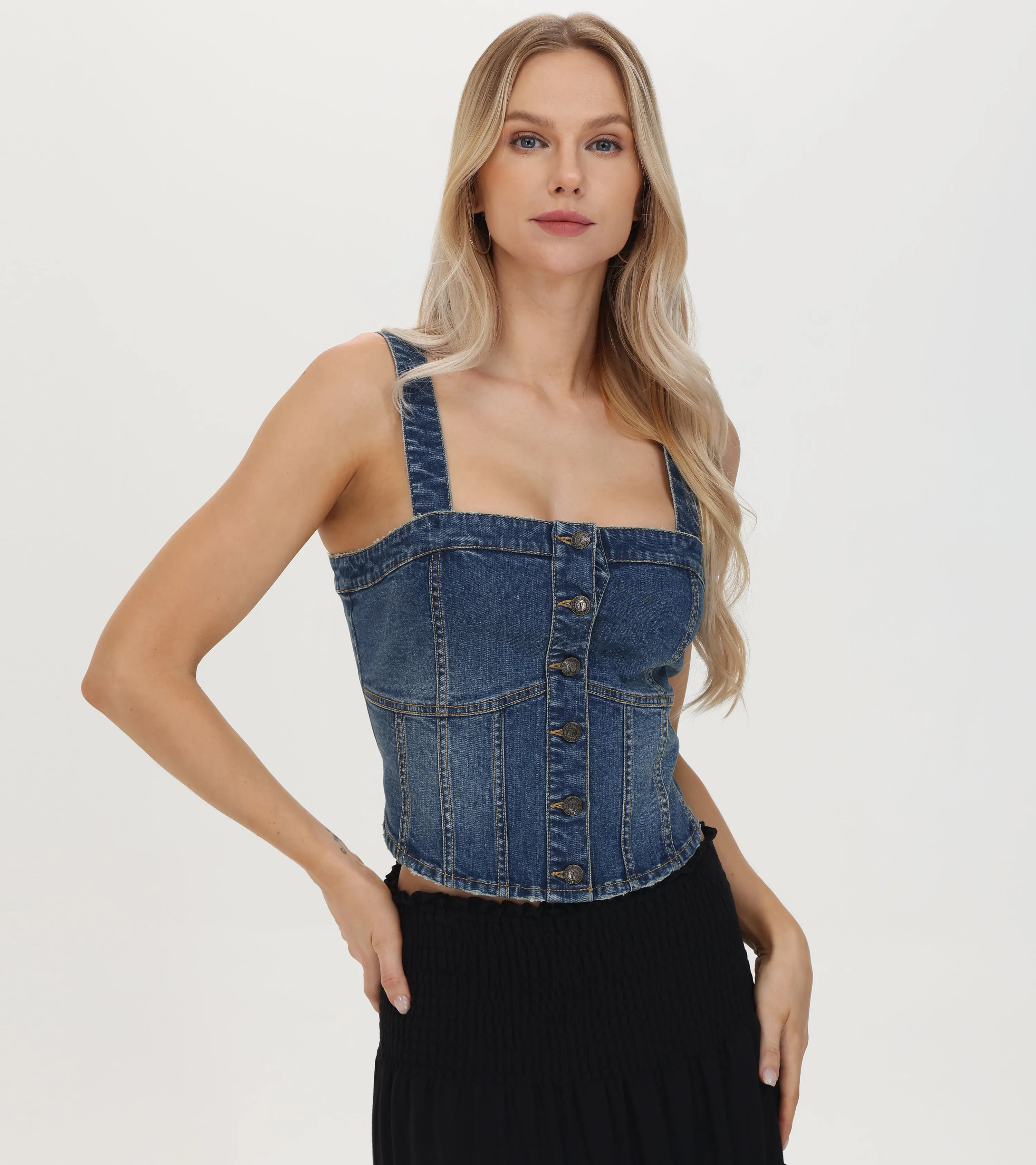 Denim Bustier