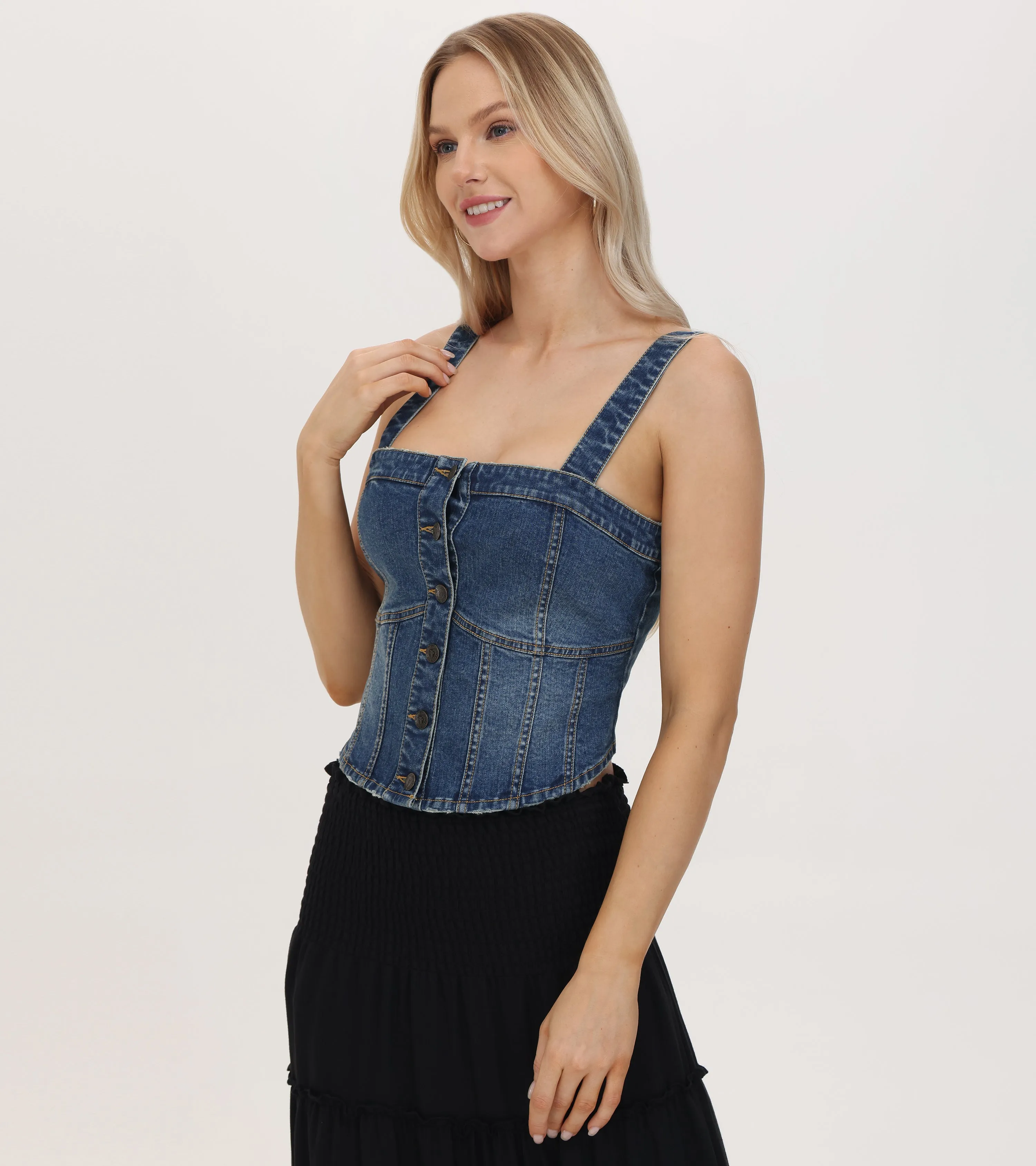 Denim Bustier