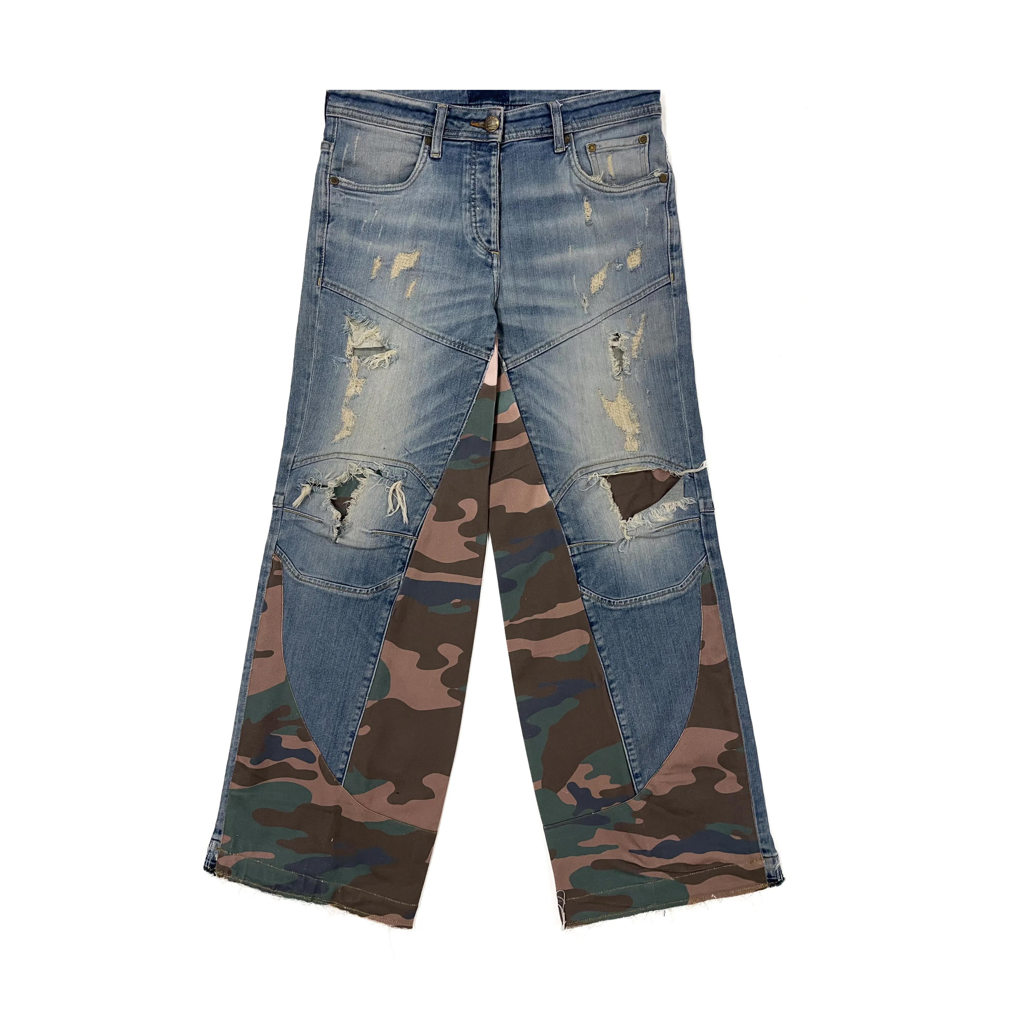 Denim Camo Hybrid Jeans