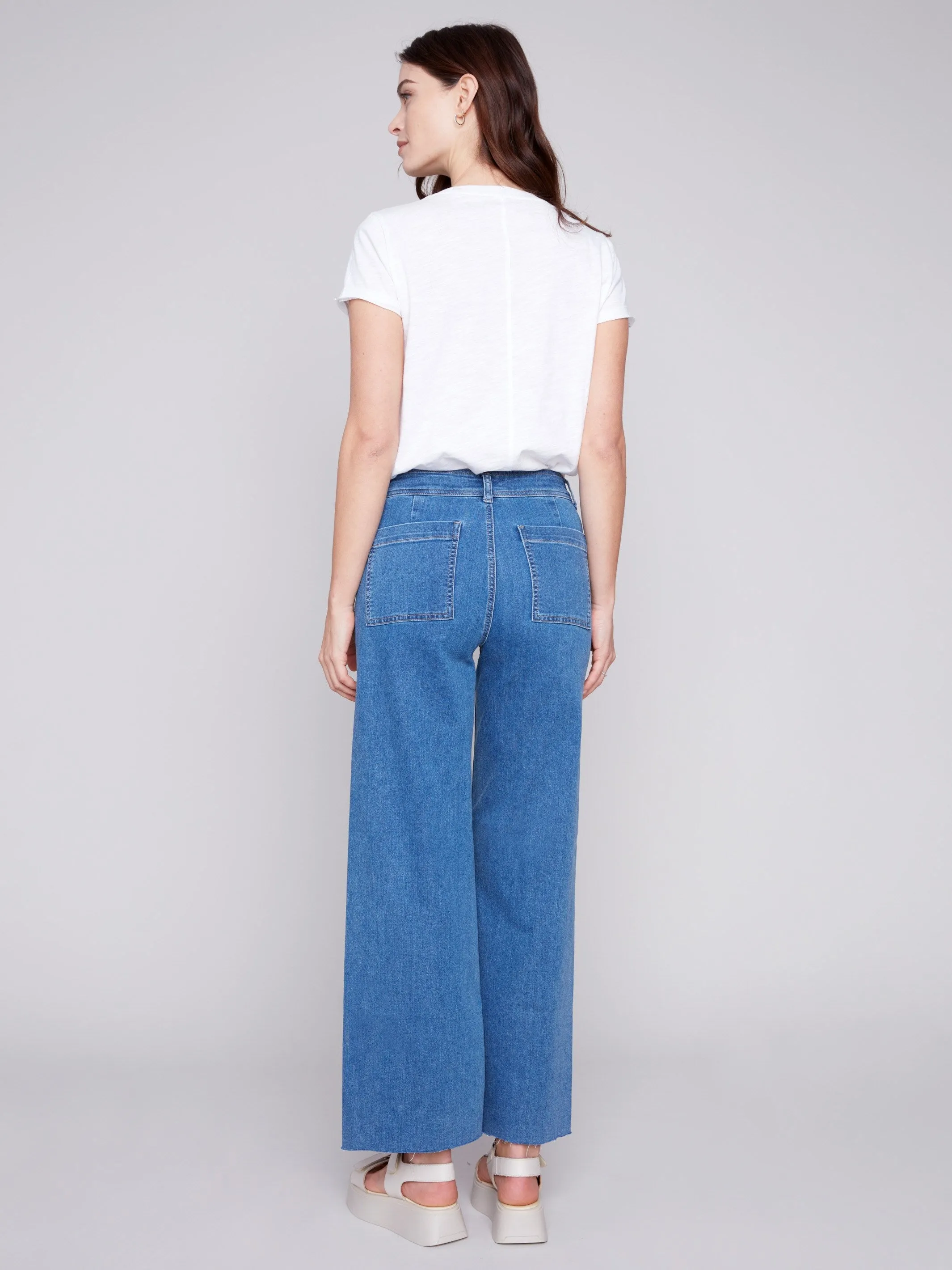 Denim Wide Leg Pant