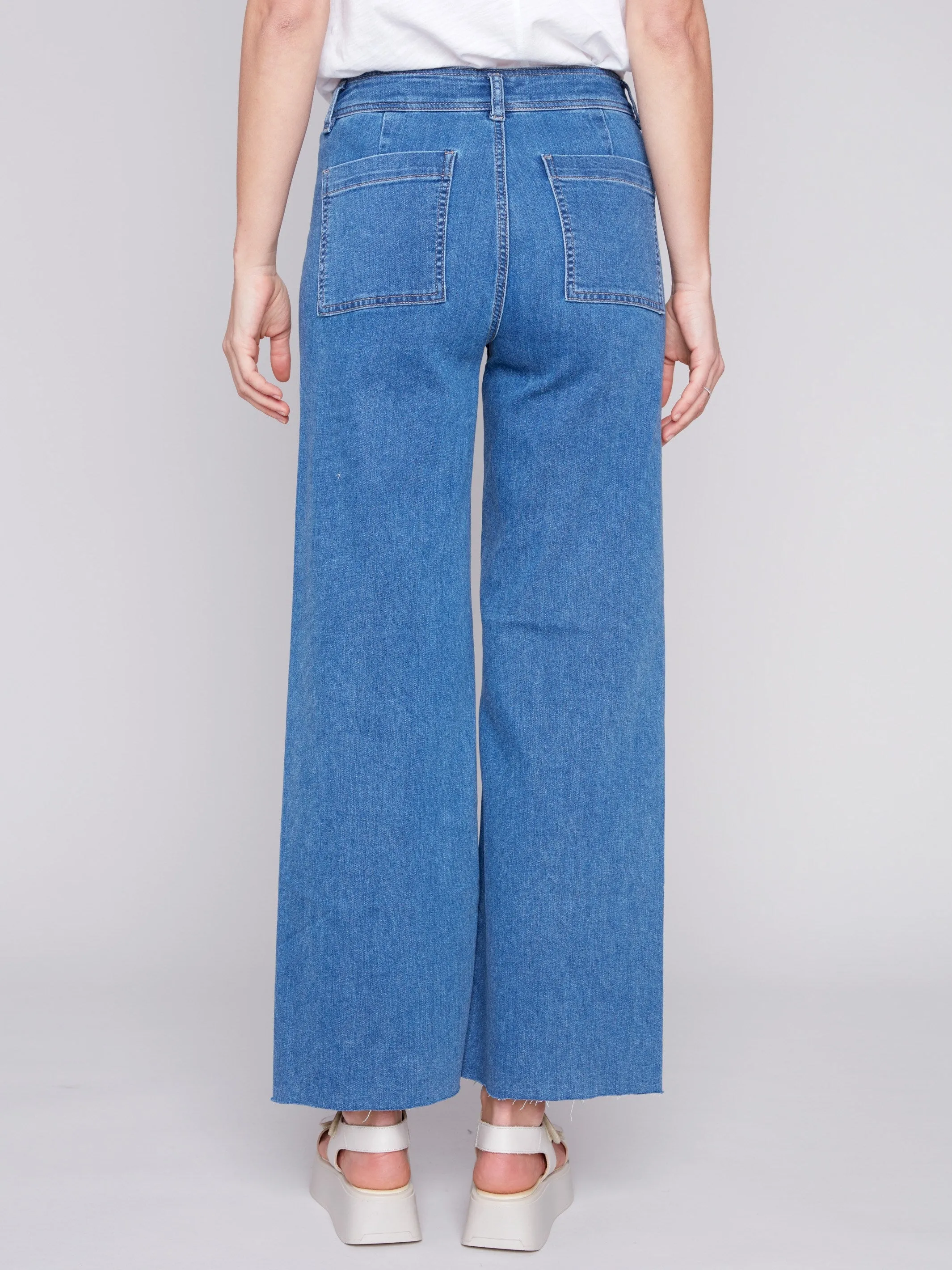 Denim Wide Leg Pant