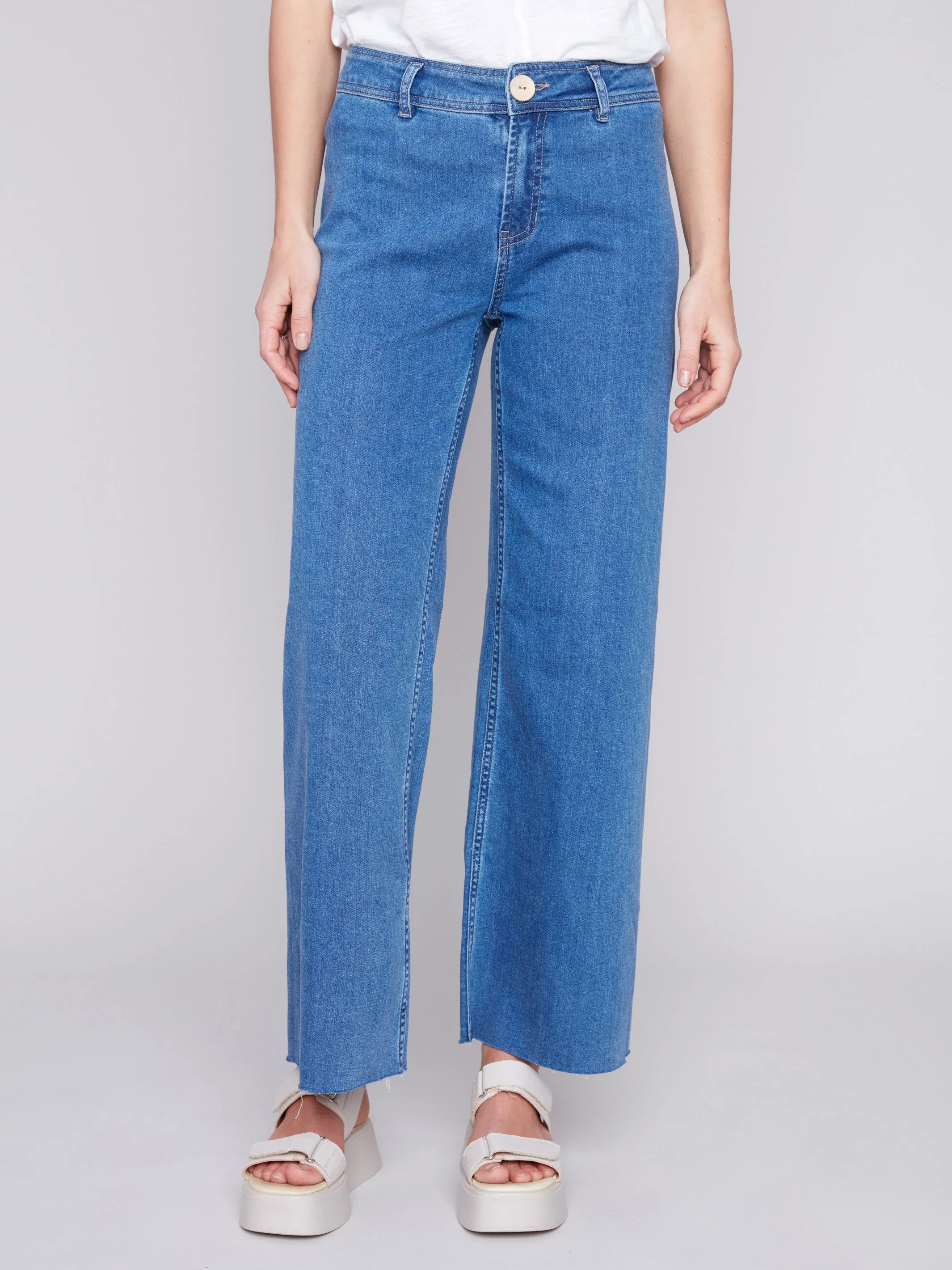 Denim Wide Leg Pant