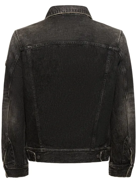 Diesel   Oval-D cotton &amp; hemp denim jacket 