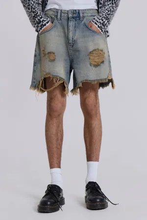 Dirty Bleach Revenge Jorts