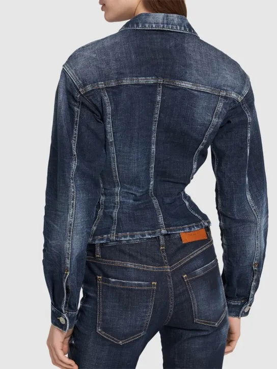 Dsquared2   Stretch denim bustier jacket 