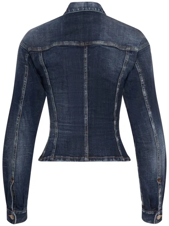 Dsquared2   Stretch denim bustier jacket 