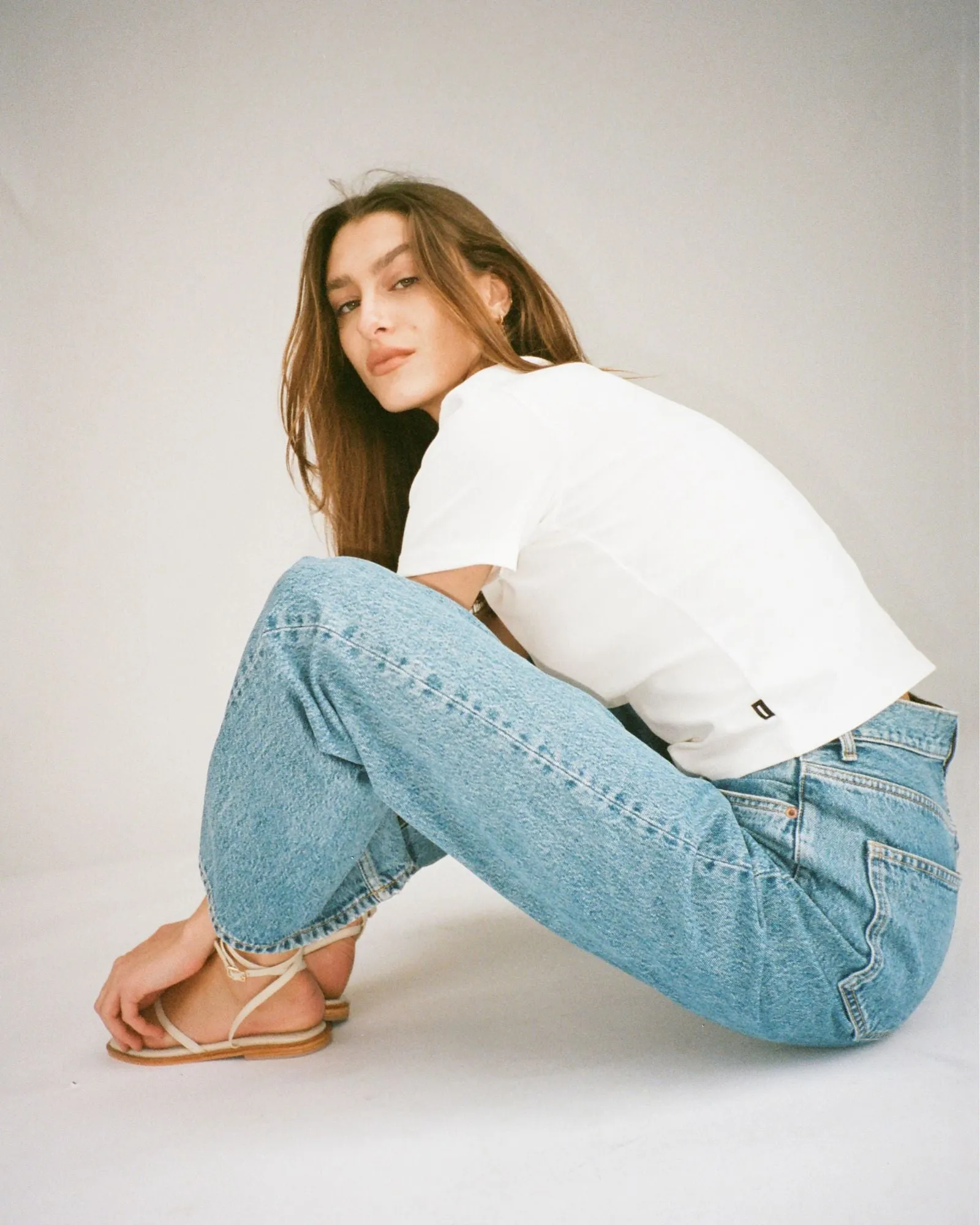 Echo Straight Jeans - Stream Sky Retro