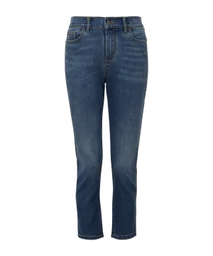 Emma Cropped Jeans - Indigo